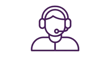 Support agent with headset